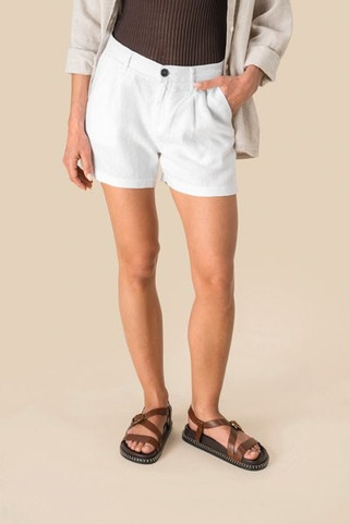 Spasso SP713 - Ladies Linen Short