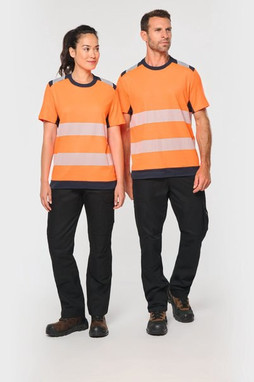 WK. Designed To Work WK360 - Recycled safety T-Shirt crew neck short sleeves