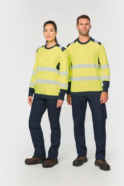 WK. Designed To Work WK361 - Recycled safety T-Shirt long sleeves