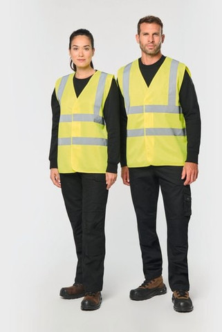 WK. Designed To Work WK616 - HI-VIZ Safety Vest Adult Unisex