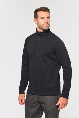 WK. Designed To Work WK406 - Veste molleton coton manches raglan unisexe
