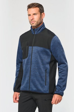 WK. Designed To Work WK9108 - Veste recyclée en polytricot homme