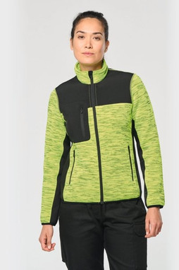 WK. Designed To Work WK9109 - Veste recyclée en polytricot femme