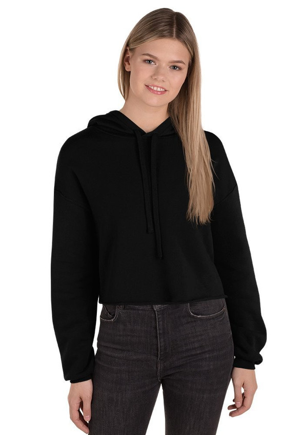 Bella+Canvas 7502 - Sudadera corta con capucha mujer