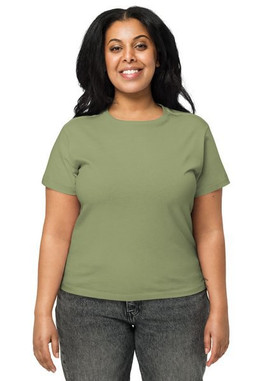 Cotton Heritage OW1086 - Camiseta de cintura alta para mujer