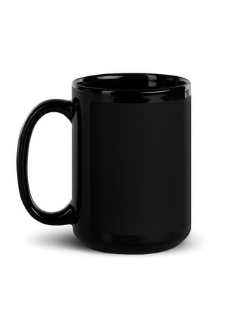Black Glossy Mug 15 oz - Egotier 300-9324