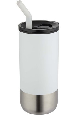Grayson 480 ml RCS recycled insulated tumbler with straw - EgotierPro 100918