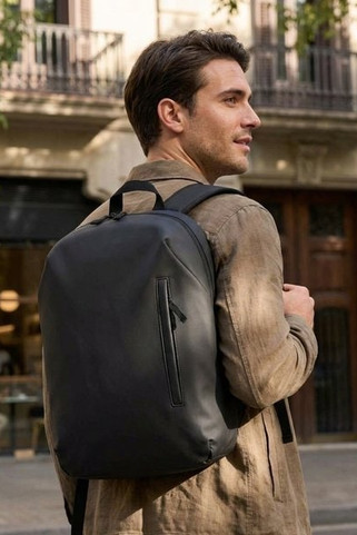 Resi Plus 15" GRS recycled anti-theft backpack 18L - EgotierPro 130109