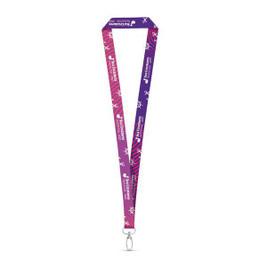 Lanyard'In 94977 - Polyester sublimation lanyard with carabiner
