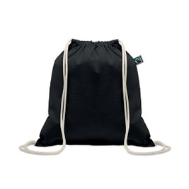 OSOLE DRAW COLOUR Drawstring bag Fairtrade 180gr - GiftRetail MO2591