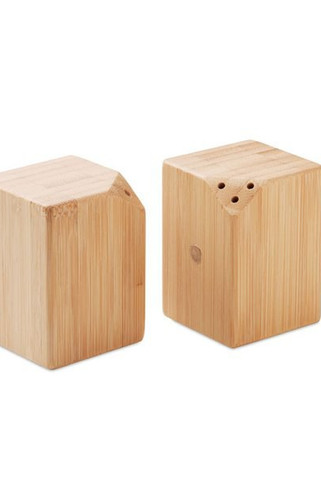 BOTH Set sel et poivre en bambou - GiftRetail MO2771