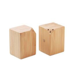 BOTH Bamboo salt & pepper set - GiftRetail MO2771