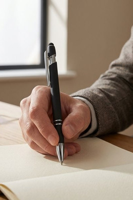 SIPARO Recycled aluminium stylus pen - GiftRetail MO2798