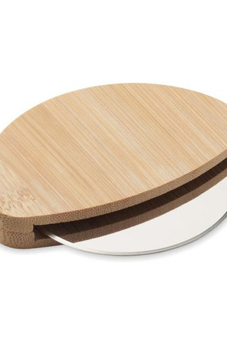 NAPOL Roulette à pizza en bambou - GiftRetail MO2913