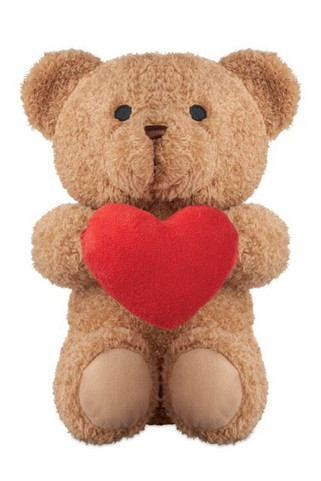 SNUGGLE Teddy bear with heart 23cm - GiftRetail MO2949