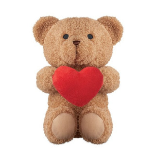 SNUGGLE Teddy bear with heart 23cm - GiftRetail MO2949
