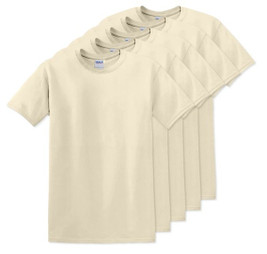 Pack de 5 Gildan 5000 - T-Shirt en Coton™ épais pour adultes