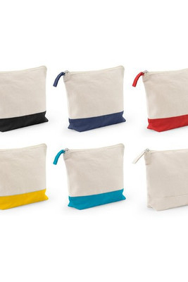 100% cotton cosmetic bag (340 g/m²) two-tone - Egotier 92536