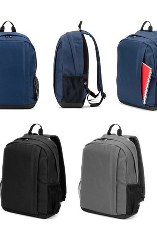 Laptop-Rucksack aus recyceltem 600D Polyester, 15" - Egotier 92576