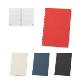 A5 notepad with flexible cover, made from 100% recycled paper - Egotier 93665