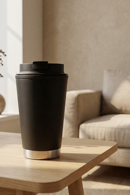 Double-walled, leak-proof PP travel cup - Egotier 94386