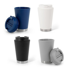 Double-walled, leak-proof PP travel cup - Egotier 94386
