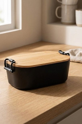 Ilmatiivis PP-laatikko bambukannella - Egotier 94390