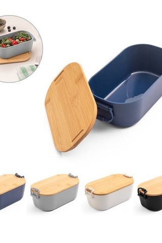 Ilmatiivis PP-laatikko bambukannella - Egotier 94390