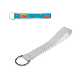 Lanyard'In 94418 - Short polyester lanyard for sublimation with ring