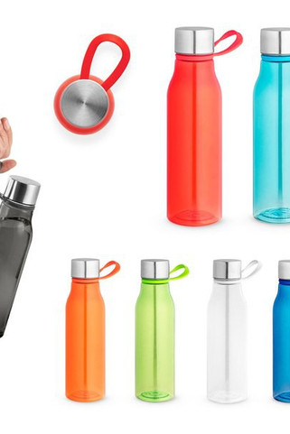 Recycelte PET-Flasche (100 % rPET) mit glänzender, transluzenter Oberfläche - Egotier 94782