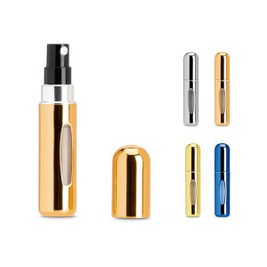 Aluminum refillable perfume atomizer designed for easy refilling - Egotier 95111