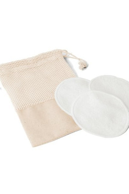 Set of 3 washable and reusable facial cleansing pads - Egotier 95113