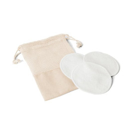Set of 3 washable and reusable facial cleansing pads - Egotier 95113