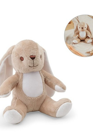 Kanin muotoinen polyesteripehmolelu, jossa on oma kangas kustomointia varten - Egotier 98158