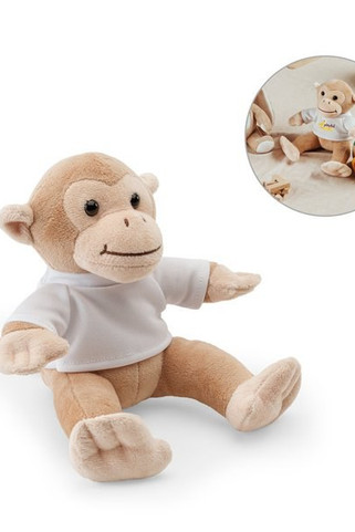 Apinanmuotoinen pehmolelu t-paidan kanssa - Egotier 98159