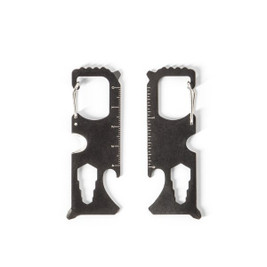 Stainless steel multifunction card with 8 functions - Egotier 98165