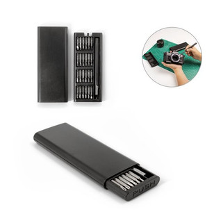 Sæt med skruetrækkere med forskellige magnetiske spidser af kulstofstål - Egotier 98167