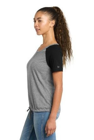 New Era LNEA133 - Womens Tri-Blend Performance Cinch Tee. LNEA133