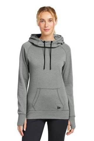New Era LNEA510 - Womens Tri-Blend Fleece Pullover Hoodie. LNEA510