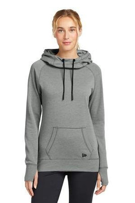 New Era LNEA510 - Women's Tri-Blend Fleece Pullover Hoodie. LNEA510