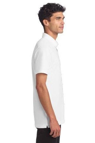 Mercer+Mettle MM1006 - Stretch Pique Full-Button Polo MM1006