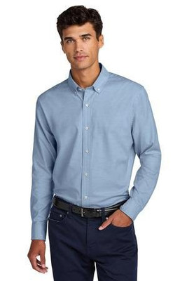 Mercer+Mettle MM2002 - Camisa Oxford Moderna de Manga Larga MM2002