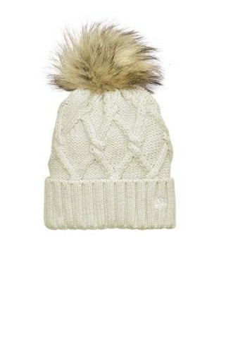 New Era NE911 - Gorro de pompón de piel sintética NE911