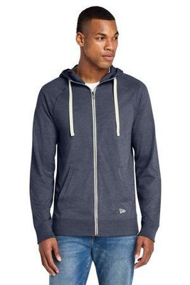 New Era NEA122 - Sueded Cotton Blend Full-Zip Hoodie. NEA122