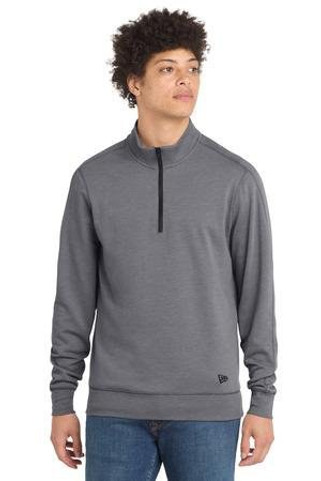 New Era NEA512 - Tri-Blend Fleece 1/4-Zip Pullover. NEA512