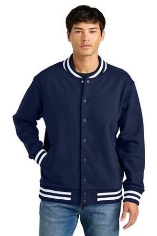 New Era NEA560 - Chaqueta de forro polar de peso pesado Varsity NEA560