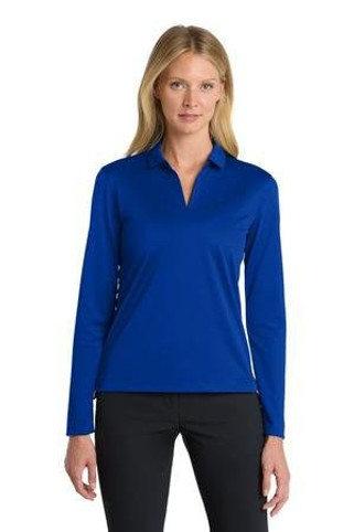 Nike NKDC2105 - Polo de manga larga Dri-FIT Micro Pique 2.0 para mujer NKDC2105