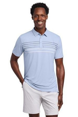 TravisMathew TM1MY400 - Polo Coto Performance con Raya en el Pecho TM1MY400