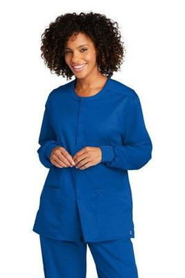 Wink WW3080 - Unisex WorkFlex Snap-Front Scrub Jacket WW3080