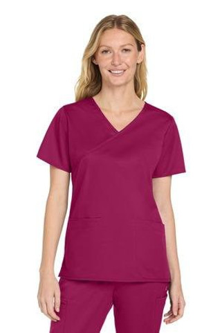 Wink WW4760 - Womens WorkFlex Mock Wrap Top WW4760